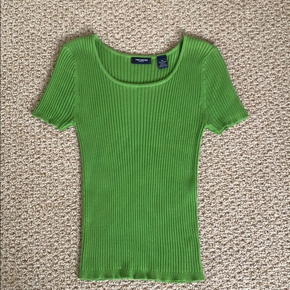 The Limited 100% Cotton Cable Knit Scoop Neck Top - Picture 1 of 4